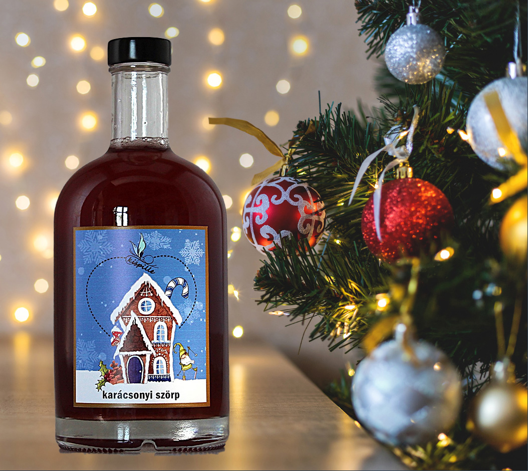 Fűszeres karácsonyi szőlő szörp