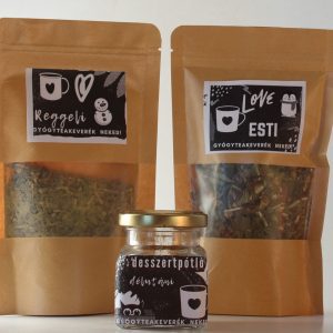 Háromlépcsős fogyókúrát támogató teaprogram